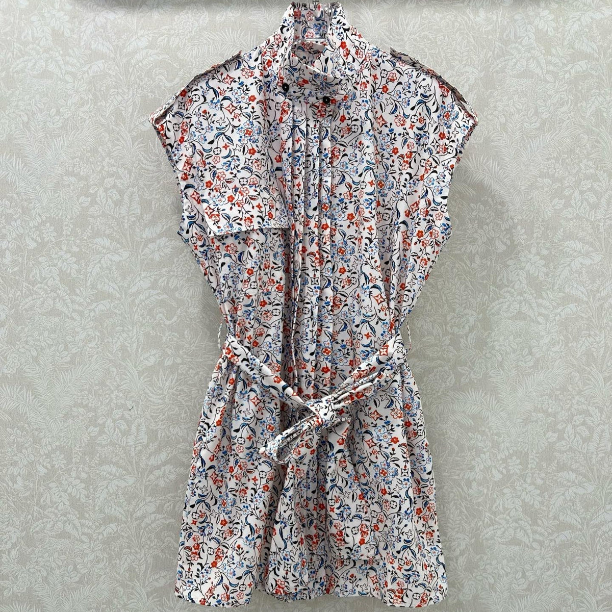 LOUIS VUITTON MONOGRAM FLORAL PRINT DRESS 275199