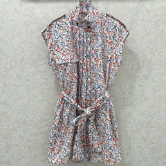LOUIS VUITTON MONOGRAM FLORAL PRINT DRESS 275199