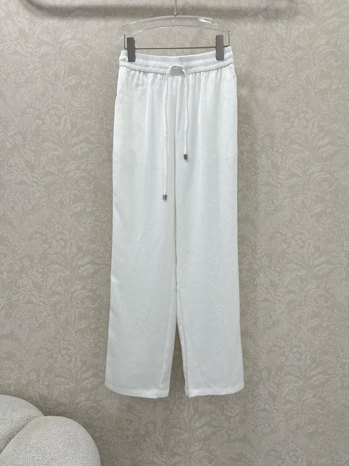 LOUIS VUITTON WIDE-LEG PANTS WITH MONOGRAM PATTERN 275194