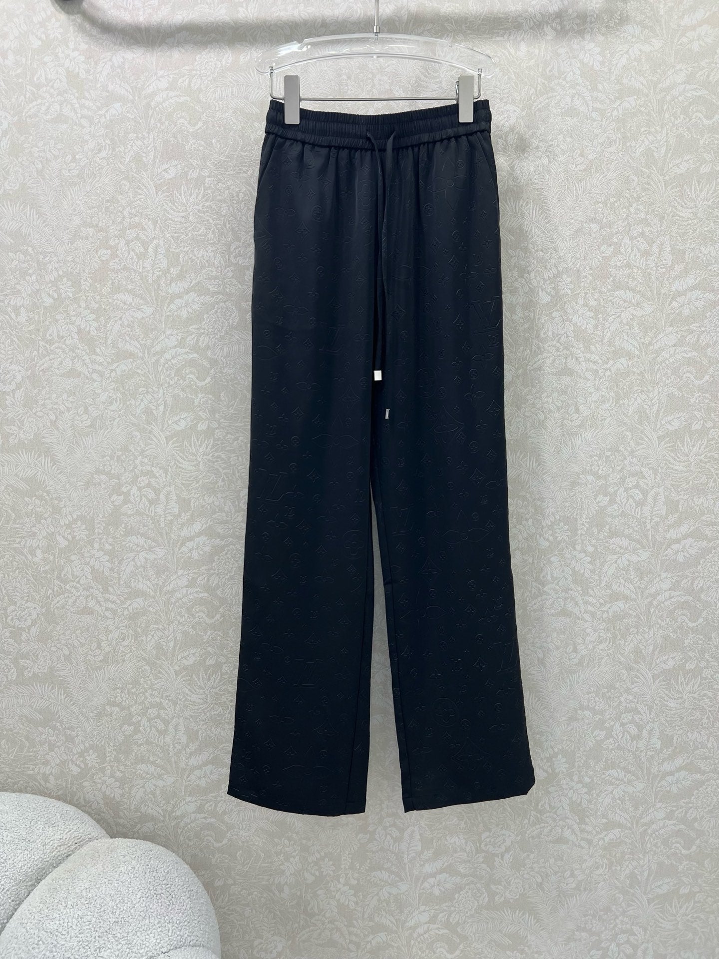 LOUIS VUITTON WIDE-LEG PANTS WITH MONOGRAM PATTERN 275196