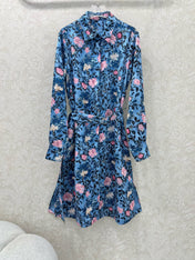 LV BELTED LONG SHIRT DRESS 275181