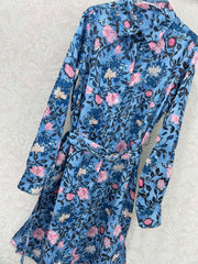 LV BELTED LONG SHIRT DRESS 275181