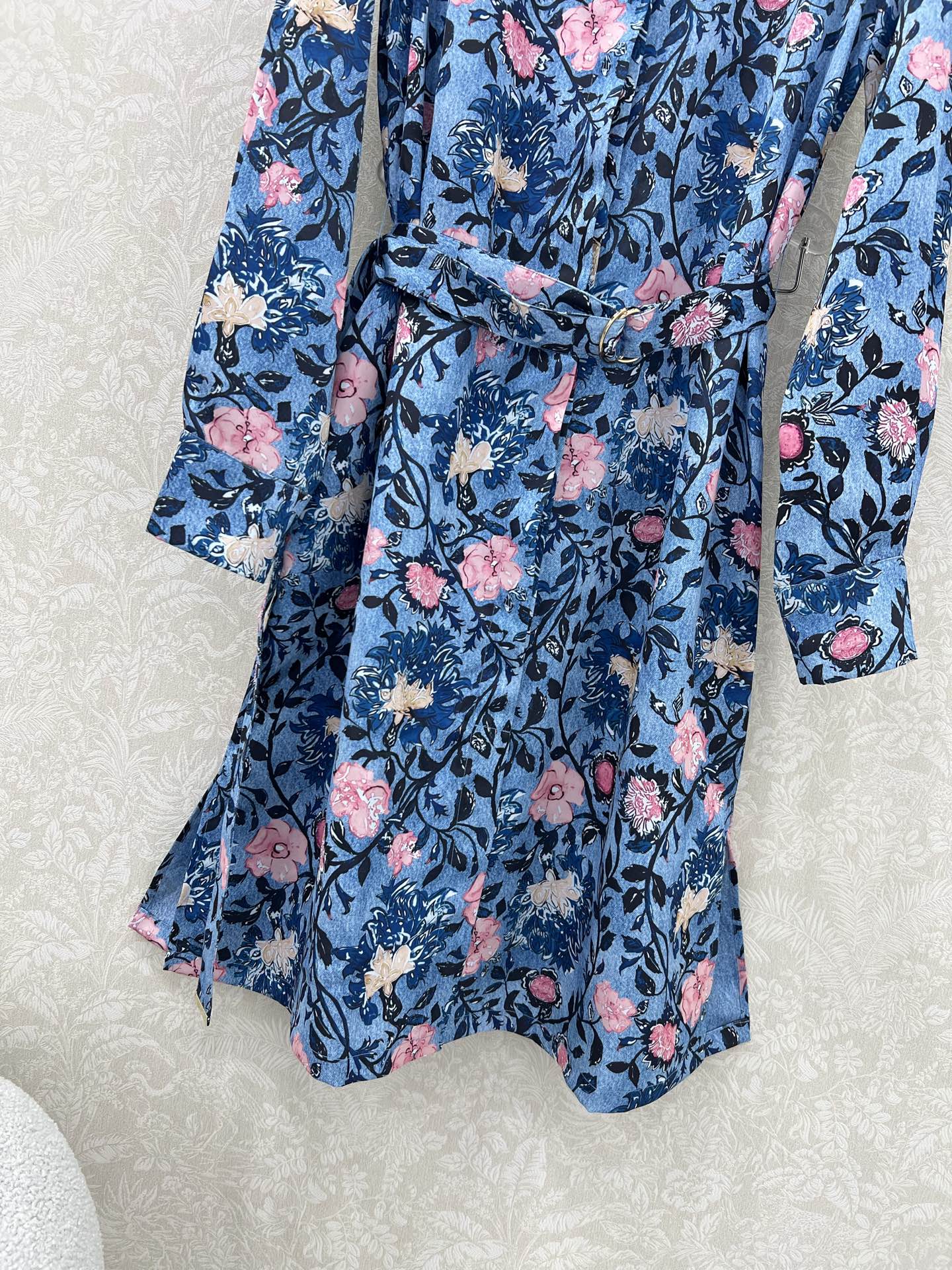 LV BELTED LONG SHIRT DRESS 275181