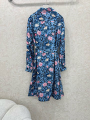 LV BELTED LONG SHIRT DRESS 275181