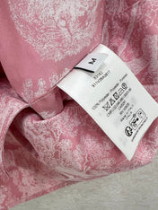 DIOR HOODED HALF-ZIP PRINTED DRESS 275178