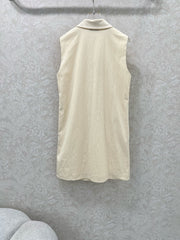 PRADA SLEEVELESS DRESS WITH ZIPPER DETAIL 269153