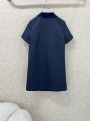 LOEWE SHORT-SLEEVE SHIFT DRESS WITH SIDE POCKETS 269160