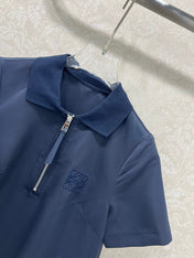 LOEWE SHORT-SLEEVE SHIFT DRESS WITH SIDE POCKETS 269160