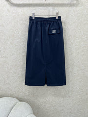 CHANEL DARK BLUE SKIRT 269203