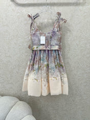 ZIMMERMANN SHORT DOPAMINE HERRINGBONE DRESS 269370