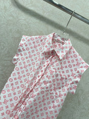 LV SLEEVELESS LOGO PRINT TOP 269947