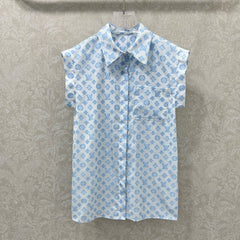 LV SLEEVELESS LOGO PRINT TOP 269949