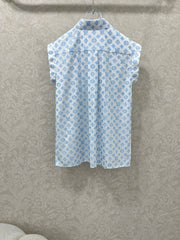 LV SLEEVELESS LOGO PRINT TOP 269949