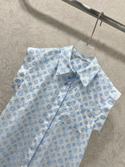 LV SLEEVELESS LOGO PRINT TOP 269949