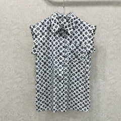 LV SLEEVELESS LOGO PRINT TOP 269951