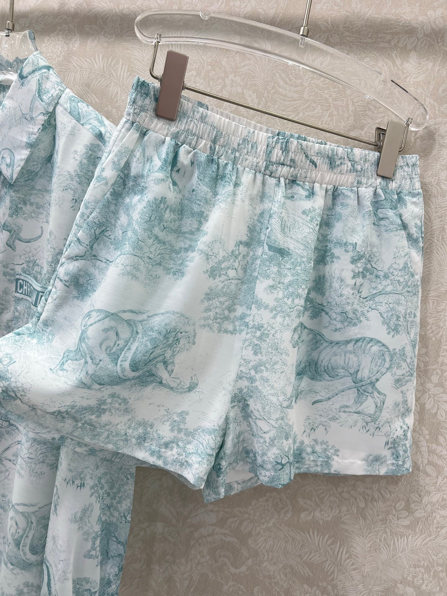 DIOR SET LONG-SLEEVE SHIRT AND SHORTS 269954