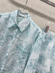 DIOR SET LONG-SLEEVE SHIRT AND SHORTS 269954