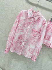 DIOR SET LONG-SLEEVE SHIRT AND SHORTS 269956