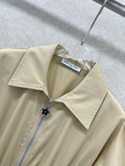 DIOR SHORT-SLEEVE DRESS WITH COLLAR 269973
