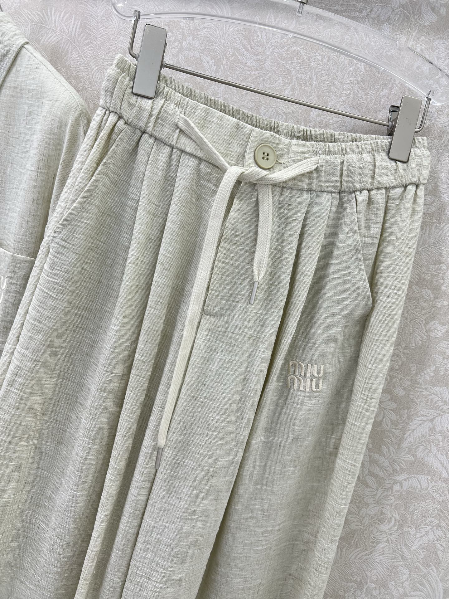 CHANEL SHIRT AND WIDE-LEG TROUSERS SET STYLE 33