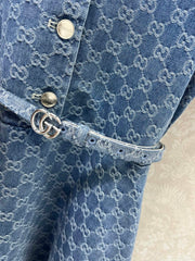 GUCCI JACQUARD DENIM DRESS 272262