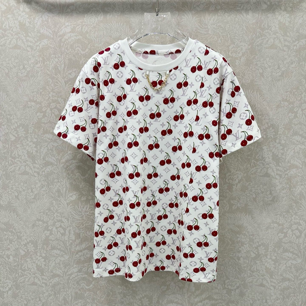 LOUIS VUITTON CHERRY BLOSSOM PRINT T-SHIRT 275068