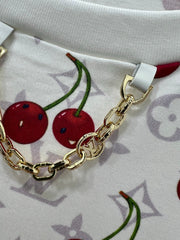 LOUIS VUITTON CHERRY BLOSSOM PRINT T-SHIRT 275068