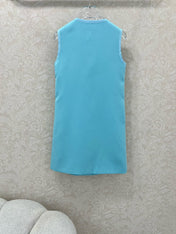 DIOR BLAZER DRESS WITH BEE EMBROIDERY 275244