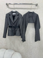 DIOR 25S BELTED KNIT CARDIGAN STYLE 012