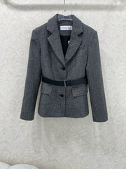 DIOR 25S BELTED KNIT CARDIGAN STYLE 012