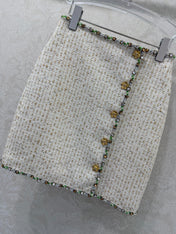 CHANEL 26S BEADED MINI SKIRT 822