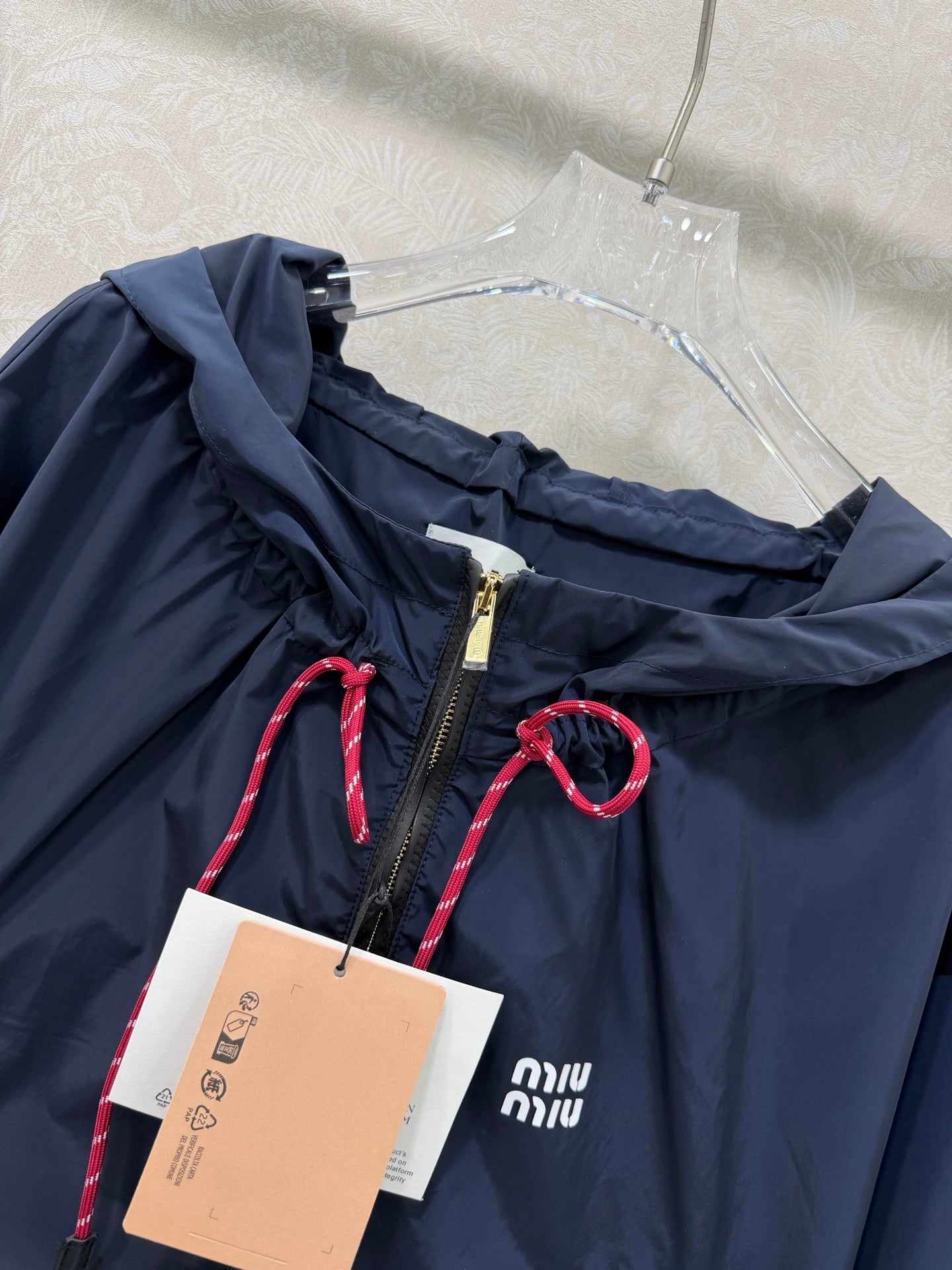 MIUMIU 26S HOODED JACKET 992