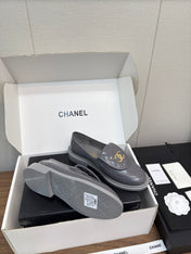 MOCCASIN 2.5 CM IN MOUSE GRAY PREMIUM LAMBSKIN