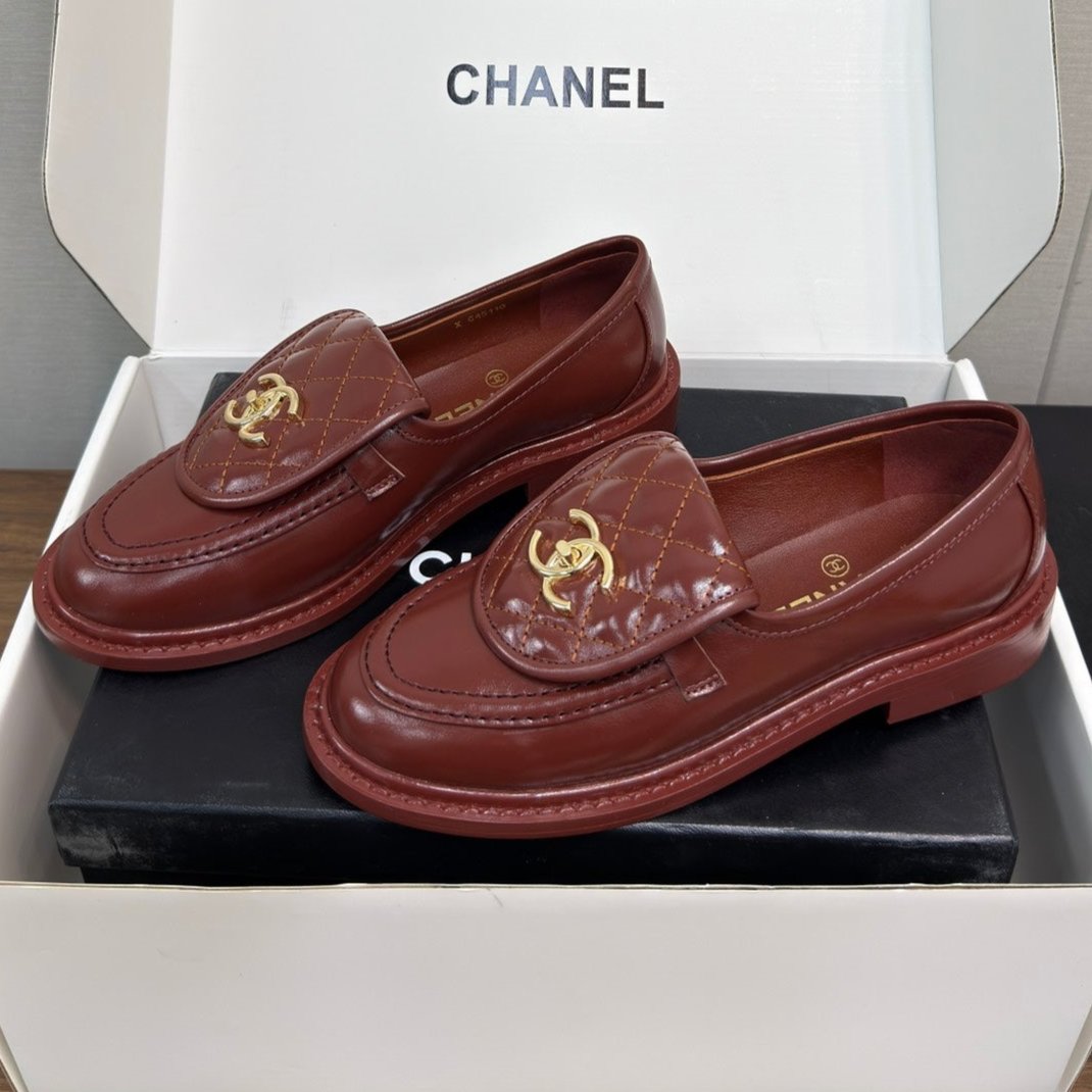 MOCCASIN 2.5 CM IN JAM RED PREMIUM LAMBSKIN