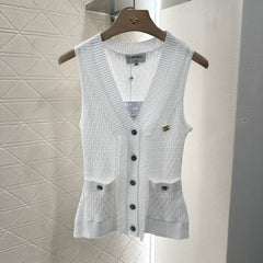 CHANEL 25S ACCORDION-KNIT BLAZER 265527