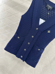 CHANEL 25S ACCORDION-KNIT BLAZER 265525