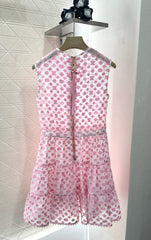 LV 25S SLEEVELESS JACQUARD DRESS 265595