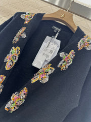 CHANEL DRAWSTRING KNIT CARDIGAN 272297