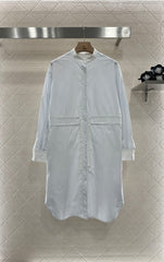 GUCCI LONG-SLEEVE STRIPED DRESS 272329