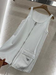 PRADA DENIM POCKET BLAZER DRESS 276616