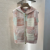 CHANEL SLEEVELESS KNIT HOODIE 276508
