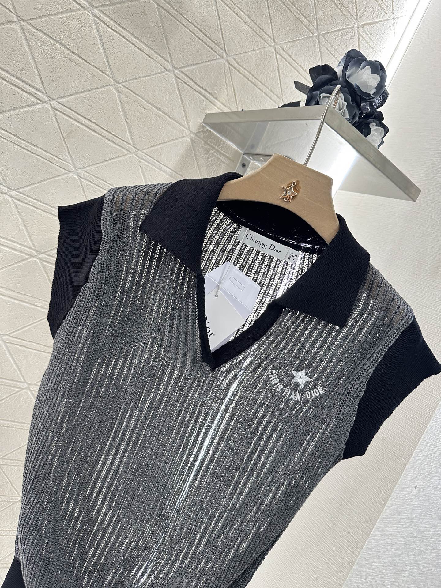 DIOR V-NECK KNIT SWEATER 276685