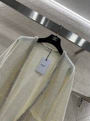 CELINE 25S BEADED KNIT CARDIGAN 0124