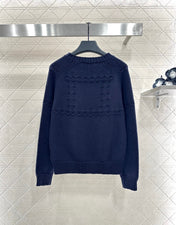 CHANEL 25S EMBROIDERED CROCHET SWEATER 348