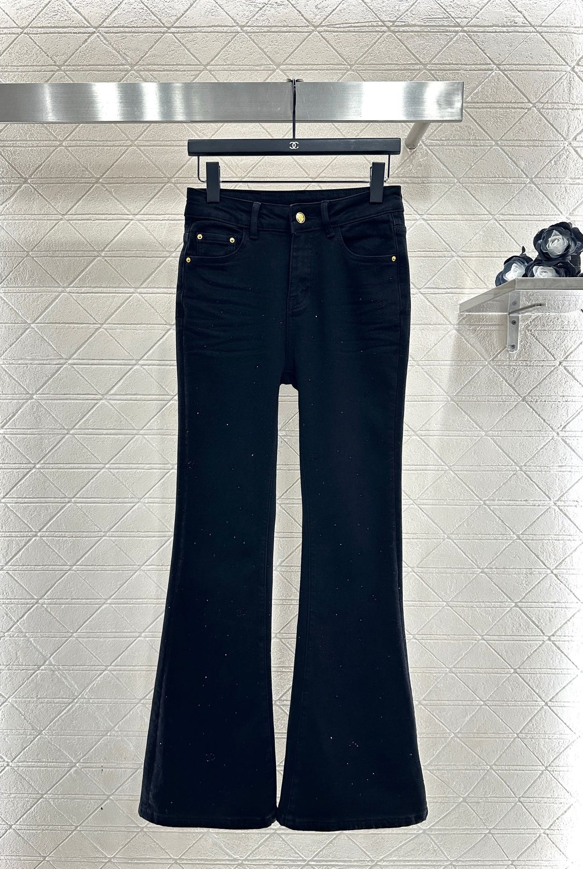 CHANEL 25S FLARED JEANS 353