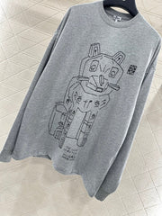 LOEWE LONG-SLEEVE CREW NECK T-SHIRT STYLE 237