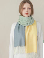 SCARF 190 CM IN COLORFUL CASHMERE 413850