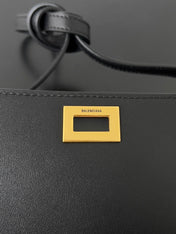 BEL AIR CLUTCH 27 IN BLACK NAPPA LAMBSKIN GOLD HARDWARE