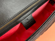 GUCCI 26S GG MARMONT MATELASSE 26 IN BLACK VELVET