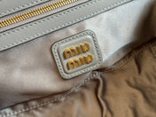 ARCADIE BAG 27 IN DARK GREY SHINY CALFSKIN